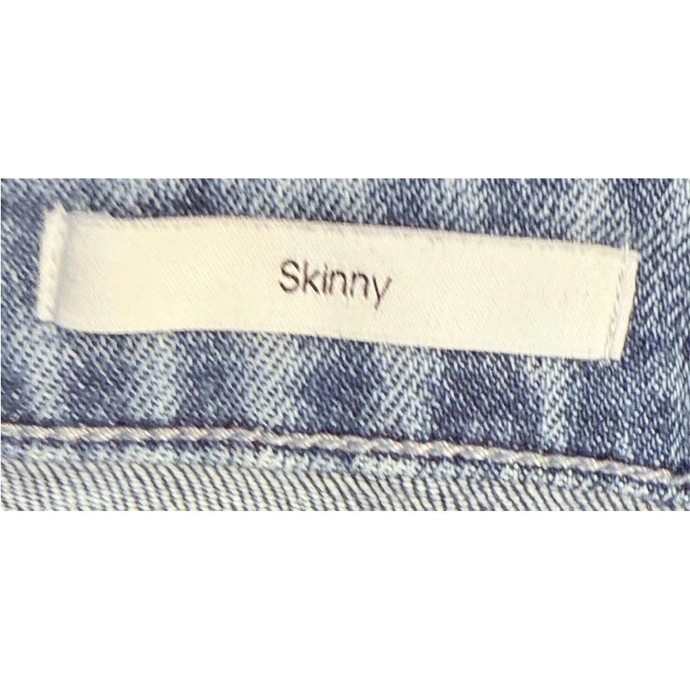 Calvin Klein Blue Skinny Jeans Mens 38x30 Light Wash Cotton Stretch - Picture 10 of 14